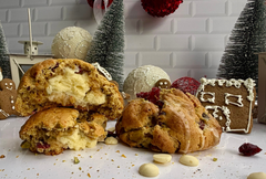 orange, cranberry & pistachio.