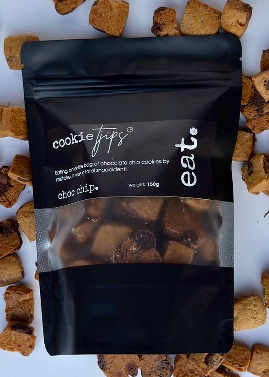 cookie tjips. - choc chip.