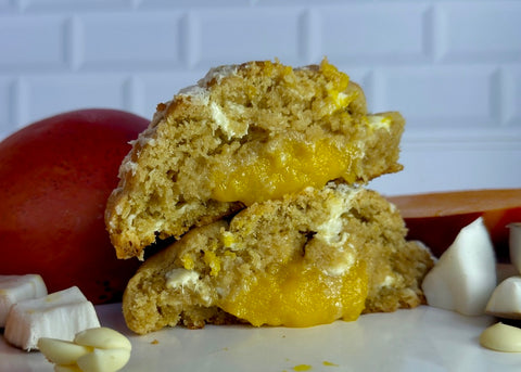 mango, coconut & white choc.